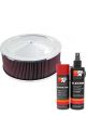 K&N Air Filter 60-1450 + Aerosol Recharge Kit