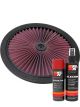 K&N Air Filter 66-1601 + Aerosol Recharge Kit