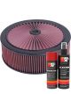 K&N Air Filter 66-3070 + Aerosol Recharge Kit