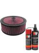 K&N Air Filter 66-3090 + Aerosol Recharge Kit