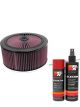 K&N Air Filter 66-3140 + Aerosol Recharge Kit