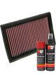 K&N Air Filter AL-1002 + Aerosol Recharge Kit