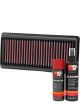 K&N Air Filter BA-2012 + Aerosol Recharge Kit