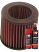 K&N Air Filter BM-0200 + Aerosol Recharge Kit