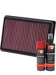 K&N Air Filter BM-1010 + Aerosol Recharge Kit