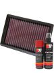 K&N Air Filter BM-1010R + Aerosol Recharge Kit