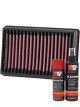 K&N Air Filter BM-1113 + Aerosol Recharge Kit