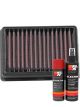K&N Air Filter BM-1121 + Aerosol Recharge Kit