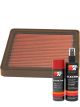 K&N Air Filter BM-2605 + Aerosol Recharge Kit
