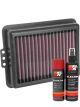 K&N Air Filter BM-8518 + Aerosol Recharge Kit