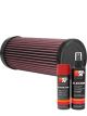 K&N Air Filter CM-9020 + Aerosol Recharge Kit