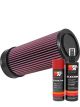 K&N Air Filter CM-9715 + Aerosol Recharge Kit