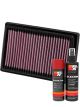 K&N Air Filter CM-9908 + Aerosol Recharge Kit
