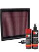K&N Air Filter DU-0900 + Aerosol Recharge Kit