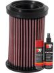 K&N Air Filter DU-6908 + Aerosol Recharge Kit
