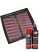 K&N Air Filter DU-9098 + Aerosol Recharge Kit