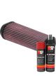 K&N Air Filter E-0641 + Aerosol Recharge Kit