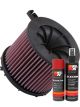 K&N Air Filter E-0648 + Aerosol Recharge Kit
