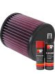 K&N Air Filter E-0655 + Aerosol Recharge Kit