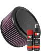 K&N Air Filter E-0662 + Aerosol Recharge Kit