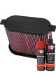 K&N Air Filter E-0785 + Aerosol Recharge Kit