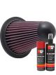 K&N Air Filter E-0998 + Aerosol Recharge Kit