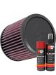 K&N Air Filter E-1006 + Aerosol Recharge Kit