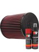 K&N Air Filter E-1009 + Aerosol Recharge Kit