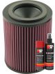 K&N Air Filter E-1023 + Aerosol Recharge Kit