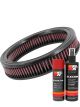 K&N Air Filter E-1070 + Aerosol Recharge Kit