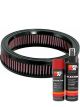 K&N Air Filter E-1080 + Aerosol Recharge Kit