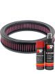 K&N Air Filter E-1088 + Aerosol Recharge Kit