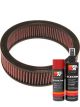 K&N Air Filter E-1230 + Aerosol Recharge Kit
