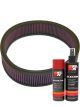 K&N Air Filter E-1535 + Aerosol Recharge Kit