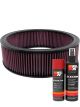 K&N Air Filter E-1690 + Aerosol Recharge Kit