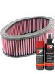 K&N Air Filter E-1957 + Aerosol Recharge Kit