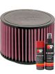 K&N Air Filter E-2296 + Aerosol Recharge Kit