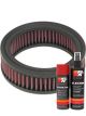 K&N Air Filter E-2470 + Aerosol Recharge Kit