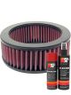 K&N Air Filter E-2500 + Aerosol Recharge Kit