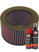 K&N Air Filter E-2553 + Aerosol Recharge Kit