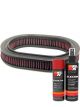 K&N Air Filter E-2874 + Aerosol Recharge Kit