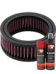 K&N Air Filter E-3200 + Aerosol Recharge Kit