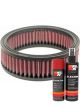 K&N Air Filter E-3212 + Aerosol Recharge Kit