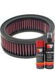 K&N Air Filter E-3250 + Aerosol Recharge Kit