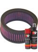 K&N Air Filter E-3260 + Aerosol Recharge Kit