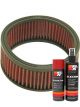 K&N Air Filter E-3322 + Aerosol Recharge Kit