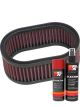 K&N Air Filter E-3325 + Aerosol Recharge Kit