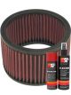 K&N Air Filter E-3344 + Aerosol Recharge Kit