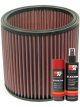 K&N Air Filter E-3346 + Aerosol Recharge Kit
