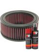 K&N Air Filter E-3380 + Aerosol Recharge Kit